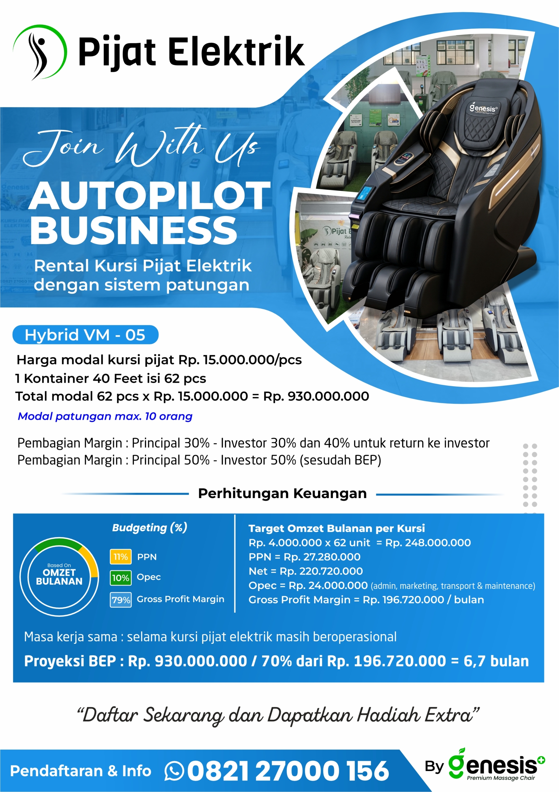 Autopilot Business Pijat Elektrik By Genesis